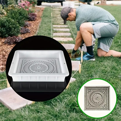 DIY SQUARE CONCRETE PAVING MOLD
