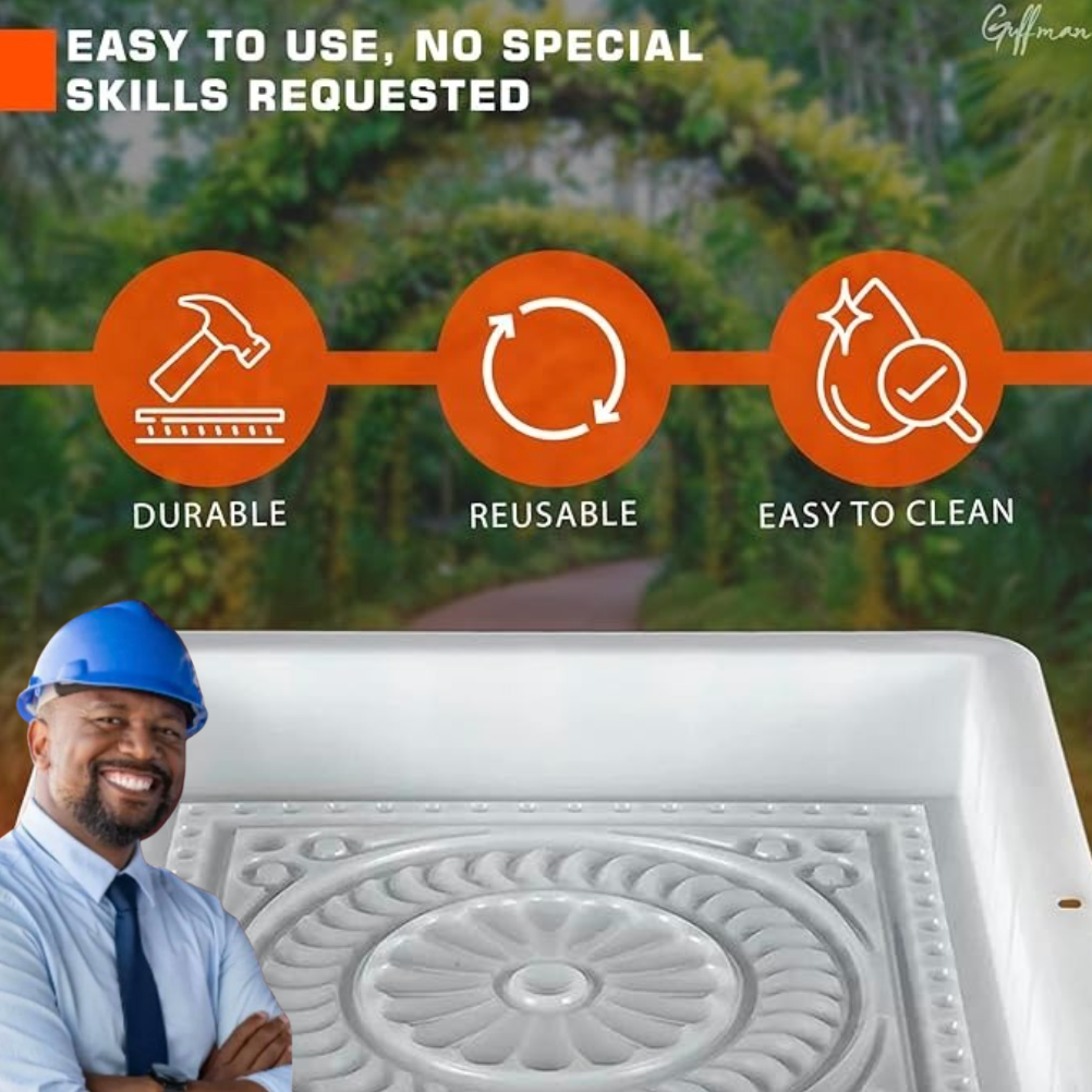 DIY SQUARE CONCRETE PAVING MOLD
