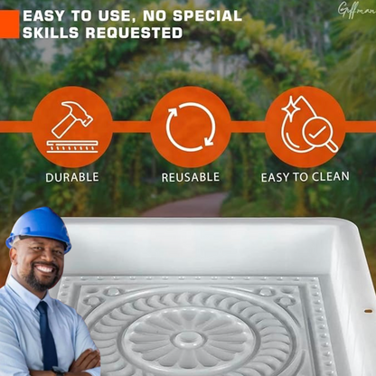 DIY SQUARE CONCRETE PAVING MOLD