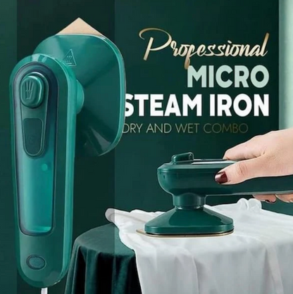 Mini Handheld Steam Iron — Smooth Clothes Anywhere