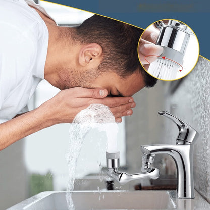 Magic 1080° Rotating Faucet Stainless Steel with Splash-Proof Filter